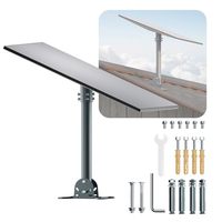Kit de montage robuste en gros pour Starlink Standard Gen 3 V4 180 °   Support de tuyau métallique réglable, nouveau support mural et de toit