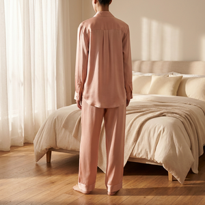Pigiami in Seta di Gelso 100% Personalizzati all'Ingrosso, 16 Momme, Alta Qualità, Abbigliamento <span class=keywords><strong>da</strong></span> <span class=keywords><strong>Notte</strong></span> per Donne, Camicie <span class=keywords><strong>da</strong></span> <span class=keywords><strong>Notte</strong></span> in Seta - Product Image 3