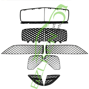 Nueva rejilla de parachoques delantero, rejilla de salida de aire lateral, Cromo Negro para 2019 + para Bentley GT Mulliner, reemplazos 3SD853597 3SD807676A - Product Image 2