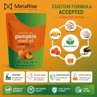 Capsules molles 2-en-1 sans OGM, huile de graines de citrouille et palmier nain, complément alimentaire antioxydant, sans gluten pour adultes
