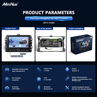 Autoradio Android Meihua pour Jeep Compass 2013 et plus, écran tactile 7 pouces, lecteur DVD de voiture, CarPlay sans fil, Android Auto