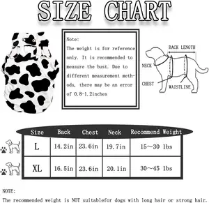 Modeling Cow Role-Playing Dog And Cat Clothing Dog Clothing Luxury Pet Clothes