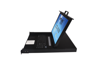 Commutateur KVM LCD 19 pouces avec Auto-OSD et télécommande, <span class=keywords><strong>console</strong></span> KVM en rack 1U, <span class=keywords><strong>tiroir</strong></span> 16x1 VGA, 16 ports LCD 19 pouces, commutateur KVM IP - Product Image 3