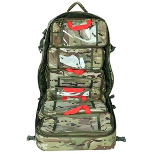 1000D Nylon Multifunction Outdoor Rucksack Camouflage First Aid <b>Backpack</b> Molle Tactical Medical <b>Backpack</b> With 6 <b>Small</b> Pouch - Product Image 4