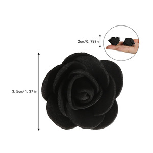 ดอกไม้ประดิษฐ์ 3.5 ซม. ดอกกุหลาบโฟม PE 100 ชิ้น/ถุง - Product Image 3