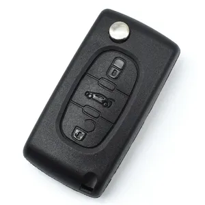 2 Buttons 433 MHZ FSK CE0536 ID46 Chip Fob Remote Car Key Uncut