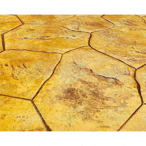 Fabricante de productos de moldes de cemento de hormigón Futian, venta al por mayor, nuevo diseño, alfombrillas de sello de hormigón de goma, alfombrillas de piedra para jardín - Product Image 5