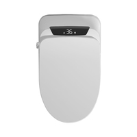 WC intelligent moderne avec capteur de pied et chasse d'eau automatique, en céramique, pour salle de bain, avec fonction bidet