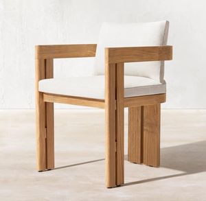 Juego de Muebles de Madera de Teca Natural para Patio o Restaurante, Mesa y Sillas para 6, 8 o 10 Personas, Juego de Comedor de Madera para Exteriores - Product Image 6