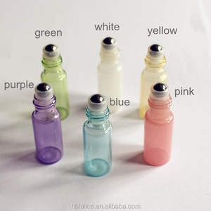 3ml 5ml bottiglie rullo di vetro con rullo di metallo per la sfera di olio essenziale di fiale e ciondolo di perla appeso barattolo di vetro Premium bottiglie - Product Image 2