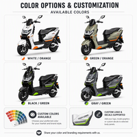 Hot Selling 3 Speed 72V 2000W Electric Motorcycle 72V 30Ah Lead-acid Battery Hydraulic Reverse Disc Brake Dual Suspension