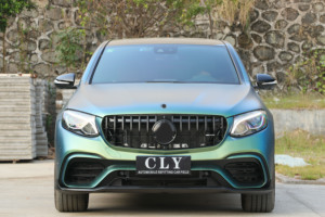 Pare-choc avant à lèvre pour Mercedes <span class=keywords><strong>GLC</strong></span> coupé, kit de carrosserie, mise à niveau <span class=keywords><strong>AMG</strong></span>, 2016 — 2019 - Product Image 6