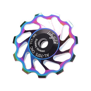 Piezas de <span class=keywords><strong>repuesto</strong></span> para rueda de guía de <span class=keywords><strong>bicicleta</strong></span>, polea de desviador trasero 11t 13t, guía de aleación de aluminio - Product Image 1