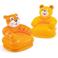 Fauteuil gonflable en plastique Intex 68556, assortiment d'animaux heureux, canapé gonflable pour enfants