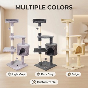 <span class=keywords><strong>Rascador</strong></span> para Gatos Pequeños, Clásico, Negro, Ecológico, Hecho de Madera, Empaquetado en Cartón - Product Image 3