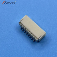 Conector Flexible de Bronce Fosforado de 8 Pines y 1.0mm, Solución de Conexión SMT 1.0T-1-WT-8A para PCB, 50V 1A, Horizontal/Vertical