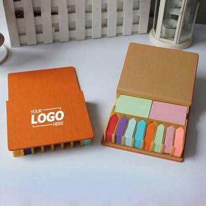 Reusable Kraft Sticky Note Notebook Custom Logo Multi Functional Memo Pad for Office School and Promotional Gifts - Product Image 2