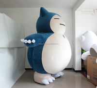 Disfraz de Mascota de Snorlax de diseño único para Pokemoned Series Comic-con Activity Inflable Kirby Mascot Costume 2M