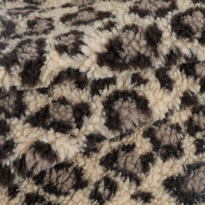 100% tái chế Polyester báo in flannel vải dệt kim mới Dày Nặng Windproof cho áo khoác ngoài trời và Hàng may mặc - Product Image 5