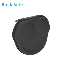 Étui de rangement portable personnalisé en EVA, mini pochette ovale à fermeture éclair pour les voyages et le transport, étanche, pour écouteurs, solution de rangement personnalisable
