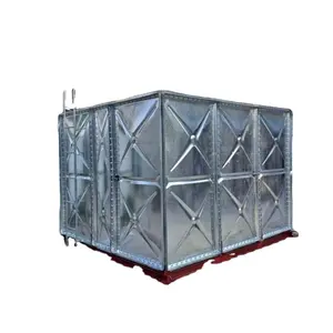 Cheaper Price 100000 Gallons Mould Pressing Hot Dipped Galvanized Mild Steel Water Storage Tank for Domestic Water