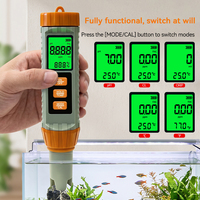 Compact Portable 4 in 1 CL pH ORP Temp Analyzer Household Tap Drinking Water Quality Testing Residual Chlorine Detector