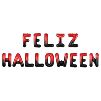 Fournitures de fête de bannière de lettre en aluminium de 16 pouces pour décorations de fête d'Halloween