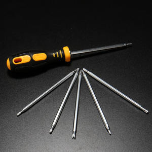 Juego de destornilladores de precisión 12 en 1, mango magnético de acero al cromo vanadio para herramientas de reparación de teléfonos móviles con puntas aisladas - Product Image 3