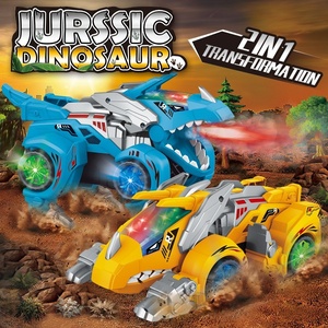 Vente en gros de voitures de dinosaures avec déformation par pulvérisation de musique légère <span class=keywords><strong>Jouet</strong></span> robot Déformer <span class=keywords><strong>Voiture</strong></span> électrique robotisée de dinosaure <span class=keywords><strong>Jouet</strong></span> <span class=keywords><strong>voiture</strong></span> de dinosaure à inertie - Product Image 4