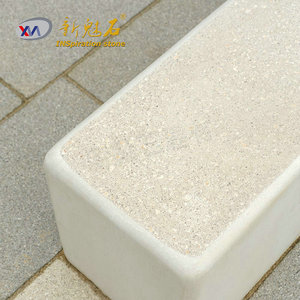 Nuevos Materiales de Construcción de Piedra, Banco de Hormigón para Interiores y Exteriores, Asientos para Parques y Plazas, Gris, Duradero e Impermeable - Product Image 3