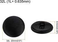 Boutons décoratifs ronds en plastique recouverts de tissu personnalisés (couleur, taille, logo) pour costumes, robes et vêtements de cérémonie – Accessoires de couture