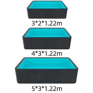 <span class=keywords><strong>Piscine</strong></span> hors sol gonflable Premium DWF PVC Drop Stitch <span class=keywords><strong>avec</strong></span> échelle et pompe pour les loisirs en famille dans la cour - Product Image 1