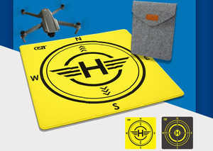 แผ่นลงจอดโดรนแบบพับได้ รูปทรงสี่เหลี่ยม สำหรับโดรน Antigravity A1 NEO 2 ใช้สำหรับถ่ายภาพทางอากาศกลางแจ้ง (แบบสองด้าน) - Product Image 5