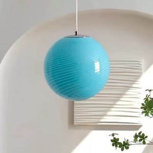 Lámpara de Techo Italiana de Cristal de <span class=keywords><strong>Murano</strong></span>, Estilo Francés, Colorida, con Protección Ocular, LED Blanco Cálido, Ángulo de Haz de 360°, Fácil Instalación - Product Image 6