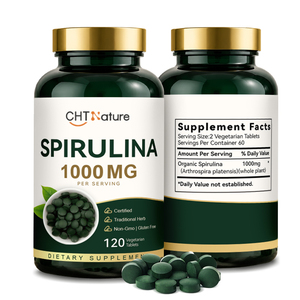 CHTNature Private Label High <strong>Protein</strong> 500mg 1000mg Spirulina Powder <strong>Tablets</strong> - Product Image 2