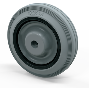 Fabriek Direct 7 Inch Duurzaam Zware Anti-Statische Tpr 180Kg Luchthaven <span class=keywords><strong>Trolley</strong></span> Draaibare Rollende Vliegtuig Bagage Kar Wiel Alleen - Product Image 1