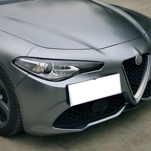 1.52x17M Premium Car <b>Wrap</b> Vinyl Film Metallic Titanium Grey Self-Adhesive, Full Body, Air <b>Bubble</b> Free PET Vehicle <b>Wrap</b> - Product Image 4