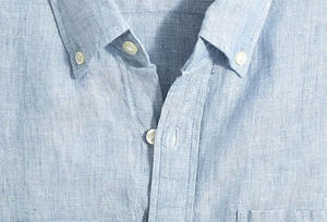 2023 <span class=keywords><strong>camicia</strong></span> a maniche lunghe Casual di <span class=keywords><strong>lino</strong></span> blu chiaro con bottoni per gli uomini abbigliamento estivo traspirante personalizzato per l'autunno - Product Image 5