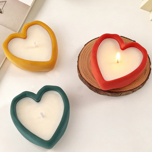 Bougies parfumées en forme de cœur, décorations de bougies pour chambre à coucher, cadeaux parfumés, cadeaux d'anniversaire, bougies parfumées - Product Image 2