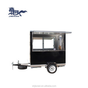 JX-FS210 Chariot de Restauration Rapide Multifonctionnel Populaire, Camionnette de Vente Ambulante Électrique/<span class=keywords><strong>Gaz</strong></span> avec Double Évier, Durable - Product Image 2
