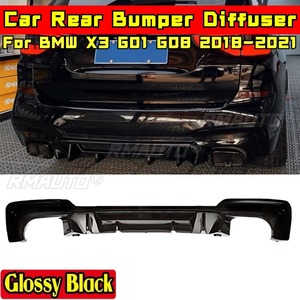 ชุดแต่งกันชนหลัง ดิฟฟิวเซอร์กันชนหลัง สปอยเลอร์กันชนหลัง สำหรับ BMW X3 G01 G08 ปี 2018-2021 อุปกรณ์ตกแต่งรถยนต์ - Product Image 1
