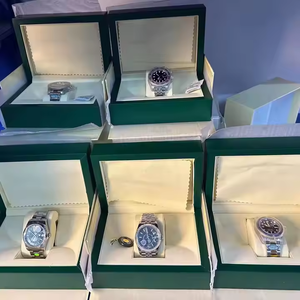 Custom Logo Designer Brand Style Luxury Gold Sapphire Crystal Dial 50 Bar Water Resistant Luminous Weekly Display Watch - Product Image 6