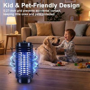 Electric Mosquito Killer Lamp Bug Zapper Indoor Outdoor Insect Fly <b>Repellent</b> Household Hotel Farm Public Place Mosquito <b>Repeller</b> - Product Image 4