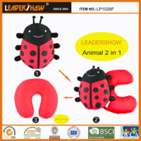 Coussin de voyage 2-en-1 en forme de chat et peluche, doux et confortable pour enfants et adultes, idéal pour la maison, la voiture, l'avion, décoration mignonne, cadeau