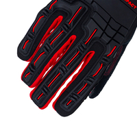 Langlebige, stoßfeste Vollfinger-Sicherheitshandschuhe, robuste Mechanikerhandschuhe mit Knöchelschutz, wasserdicht, für Sport und Haushalt