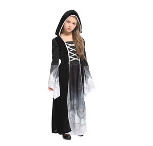 Disfraces de actuación de Halloween para niñas superventas, malla de Luna plateada, <span class=keywords><strong>pequeña</strong></span> <span class=keywords><strong>bruja</strong></span> con vestidos/sombreros - Product Image 6
