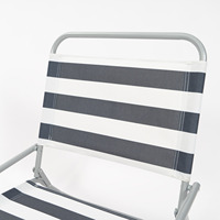 Chaise de plage Oxford en métal, fabrication directe d'usine, confortable, pliable, portable, mobilier d'extérieur pour l'aventure, la restauration, le camping, moderne