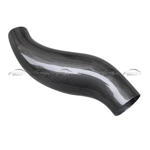 Tubo Redondo de Admisión de Aire del Motor de Fibra de Carbono Real para Honda CIVIC EG EK 1992-2000, Accesorios para Automóviles - Product Image 4