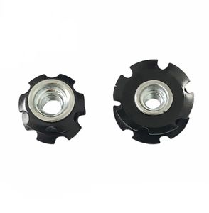 High Quality Steel M6 M8 M10 Round Pipe <strong>Threaded</strong> Tube Inserts Star Insert <strong>Nuts</strong> Crown <strong>Nuts</strong> for Tube - Product Image 1