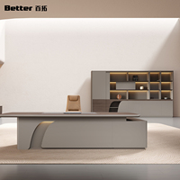 Archivador de Oficina Moderno y Versátil de Madera para el Hogar, Oficina o Escuela, Mueble Elegante con Paneles para el Espacio del Presidente de la Villa